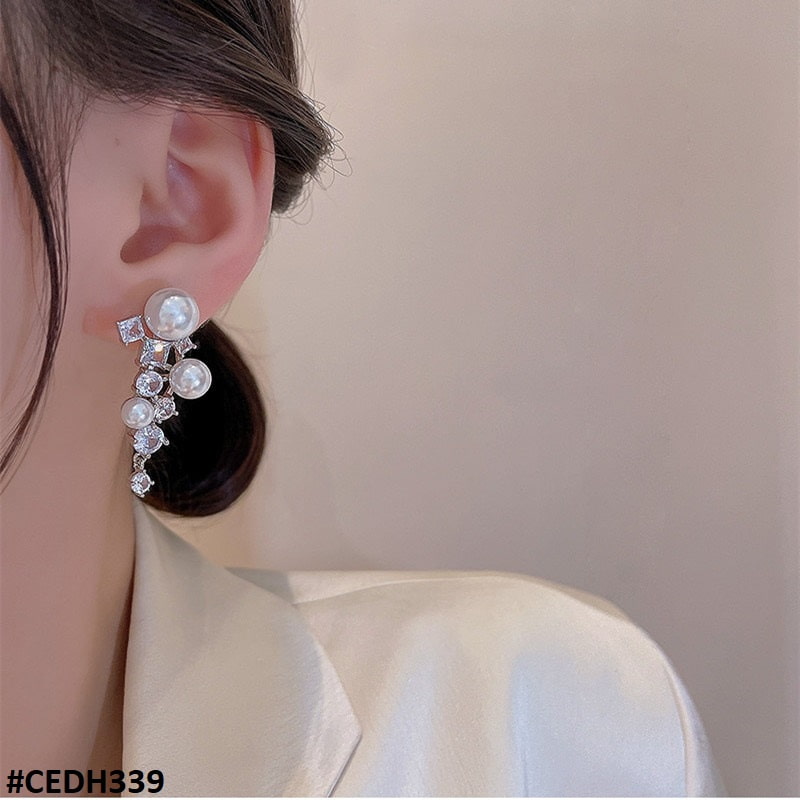 Pearl Ear Drop Earrings Pair